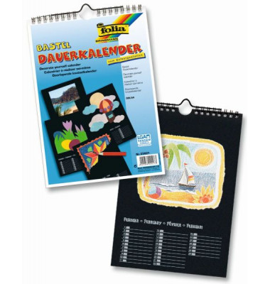 Bastelkalender 23601, 1 Monat / 1 Seite, 21x30cm (A4), Jahresunabhängig Bastelkalender 23601, 1 Monat / 1 Seite, 21x30cm (A4), Jahresunabhängig