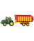 1650 John Deere mit Silagewagen