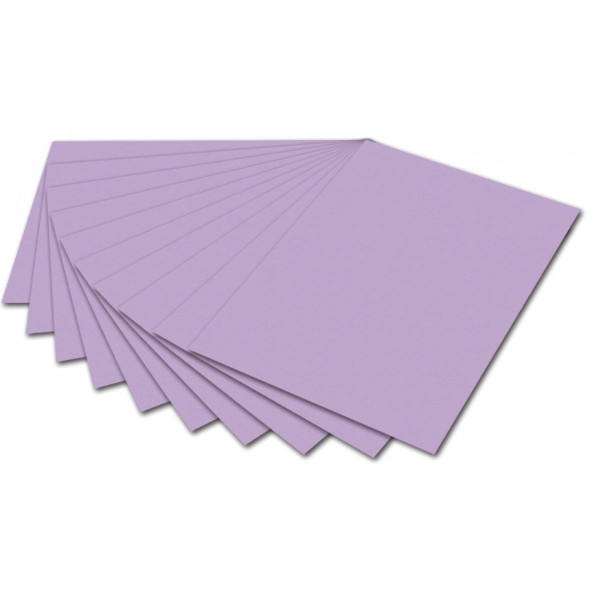 10 Stück Folia Fotokarton 6131, lila, 50x70cm, 300g 4001868161311 Folia