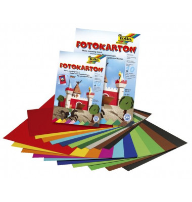 6145009 300g Fotokarton A4 10Farben sort.