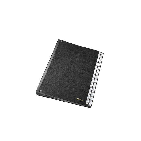 5411313894234 - Pultordner 1114119 1-31 schwarz A4 31 Fächer 5411313894234 Esselte