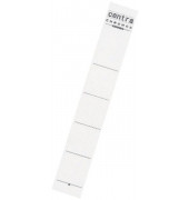 R&uuml;ckenschilder 290216, wei&szlig;, schmal/kurz, 30x190mm, einsteckbar