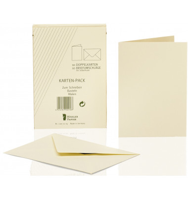 Blanko-Gru&szlig;karten 21001004 A5 chamois