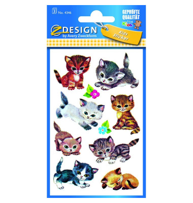 4346 Schmucketikett Katzenkinder 4346 Schmucketikett Katzenkinder