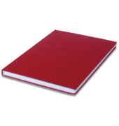 Notizbuch 1878452362, S.O.H.O., rot, A4, blanko, 100g, 96 Blatt / 192 Seiten