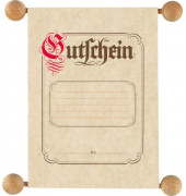 Gutscheinrolle 2882, Schriftzug Gutschein, A5, 130g