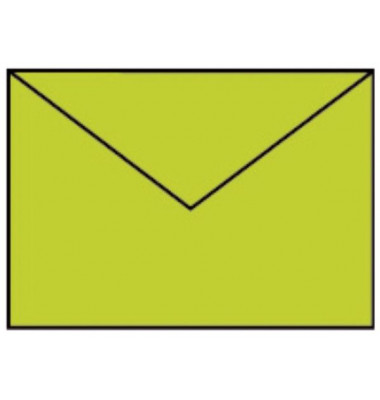 Designbriefumschlag Coloretti 220705522, C6, nassklebend, 80g, hellgrün