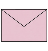 Designbriefumschlag Coloretti 220705523, C6, nassklebend, 80g, rosa