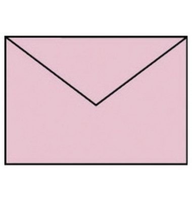 Briefumschlag 220705523 C6 ohne Fenster nassklebend 80g rosa