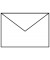 Designbriefumschlag 220720509, B6, nassklebend, 100g, weiß