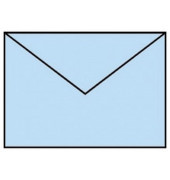 Briefumschlag 220720517 B6 ohne Fenster nassklebend 100g himmelblau