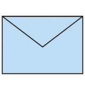 Designbriefumschlag Coloretti 220720517, B6, nassklebend, 100g, himmelblau