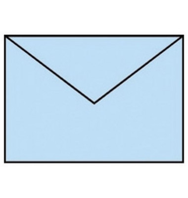 Designbriefumschlag Coloretti 220720517, B6, nassklebend, 100g, himmelblau