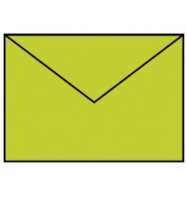 Briefumschlag 220720522 B6 ohne Fenster nassklebend 100g hellgrün