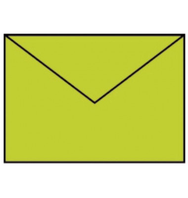 Designbriefumschlag Coloretti 220720522, B6, nassklebend, 100g, hellgrün