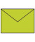 Designbriefumschlag Coloretti 220720522, B6, nassklebend, 100g, hellgrün