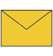 Designbriefumschlag Coloretti 220720543, B6, nassklebend, 100g, goldgelb