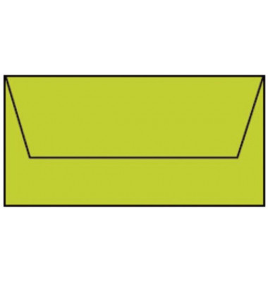 Designbriefumschlag Coloretti 220702522, Din Lang, nassklebend, 80g, hellgrün