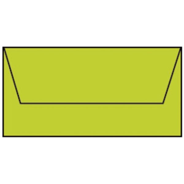 4014969518717 - Briefumschlag 220702522 Din Lang ohne Fenster nassklebend 80g hellgrün 4014969518717 COLORETTI 5 Stück