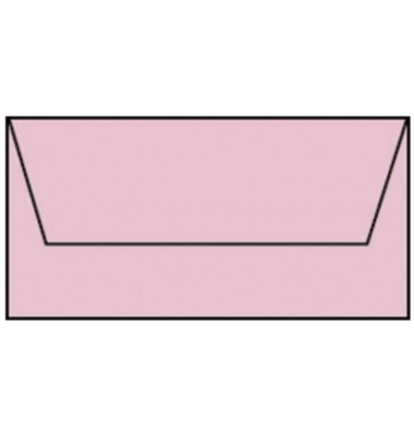 Briefumschlag 220702523 Din Lang ohne Fenster nassklebend 80g rosa