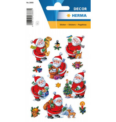 3888 Weihnachten Schmucketikett Nikolaus lustig 3888 Weihnachten Schmucketikett Nikolaus lustig