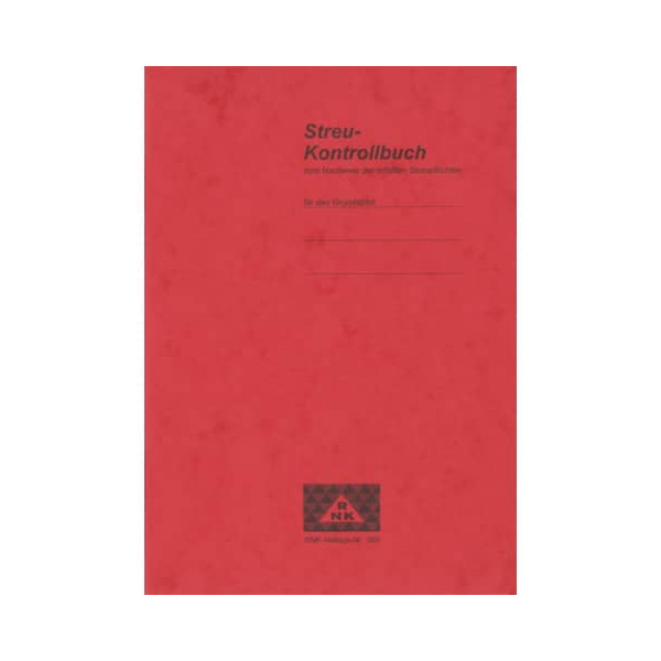 4002871056502 - Streu-Kontrollbuch A5 24 Seiten kartoniert
