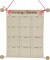 Geburtstagskalender 2886, 12 Monate / 1 Seite, 25x32cm, Jahresunabhängig