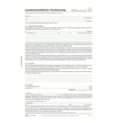 555 landwirtschaftlich Pachtvertrag A4