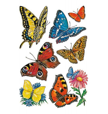 3801 Schmucketikett Schmetterlinge