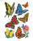 3801 Schmucketikett Schmetterlinge