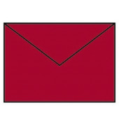 Designbriefumschlag Coloretti 220720526, B6, nassklebend, 100g, klatschmohn