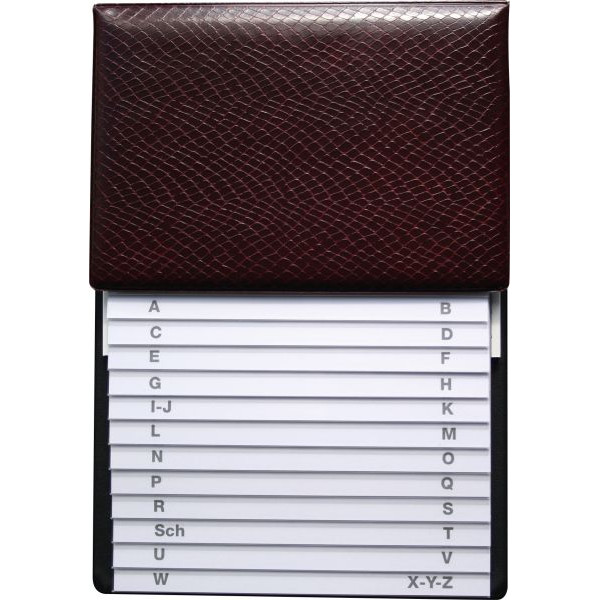 RNK Telefonklappregister hochwertige Ausführung Kunstleder 160x230x10m