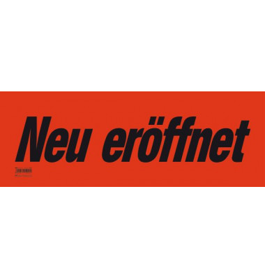 Plakat 1590 "Neu Eröffnet" 19x53cm 10 Blatt