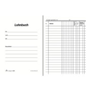Lohnbuch 2442 Polierbuch zur Erfassung der Arbeitsstunden und des verbrauchten Materials, 17x12cm, 1x 48 Blatt