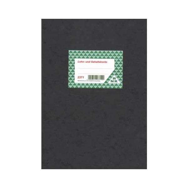 4002871237109 - Lohn- und Gehaltkontobuch 2371 A4 1x 20 Blatt 4002871237109 RNK