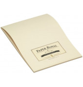 Briefblock 2002831008 Paper Royal, Lineatur 20 / blanko, A4, 100g, beige, 40 Blatt