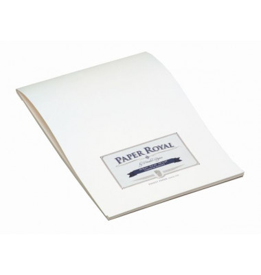 Briefblock 2002831009 Paper Royal, Lineatur 20 / blanko, A4, 100g, weiß, 40 Blatt