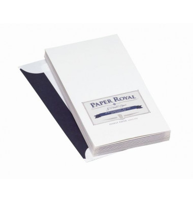 Designbriefumschläge Paper Royal Din Lang ohne Fenster nassklebend 100g weiß