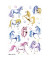 3427 Decor m.Glimmer Schmucketikett Einhorn