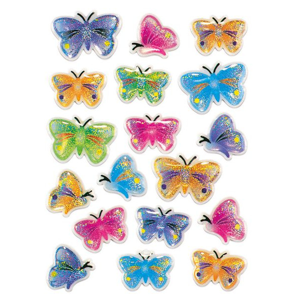 10 Stück Herma 5251 Magic Stonesticker Schmucketikett Schmetterlinge 4008705052511 Herma 18 Stück