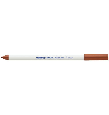 Wäschemarker 4600 braun 1mm Rundspitze