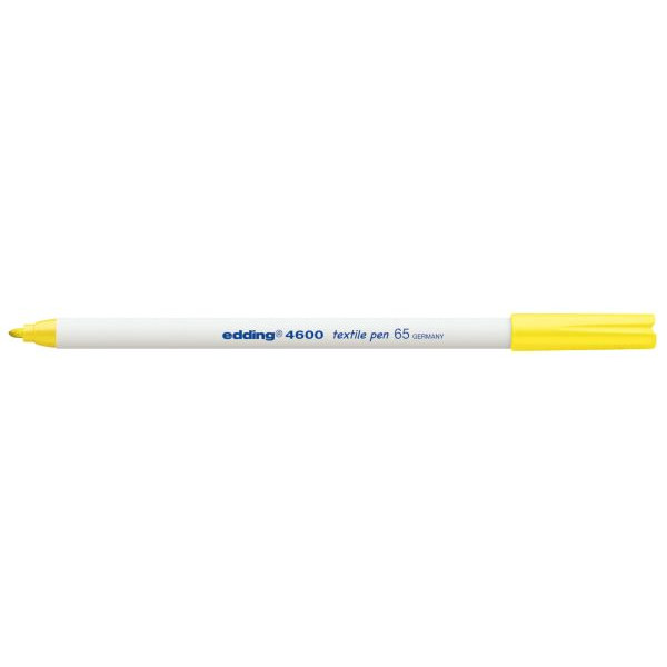 4004764023349 - 10 x Textilpen edding 4600 Rundspitze 1mm neongelb