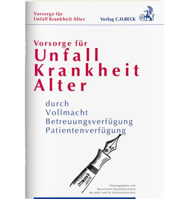 67602/66321 Krankheit Broschüre Vorsorge Unfall