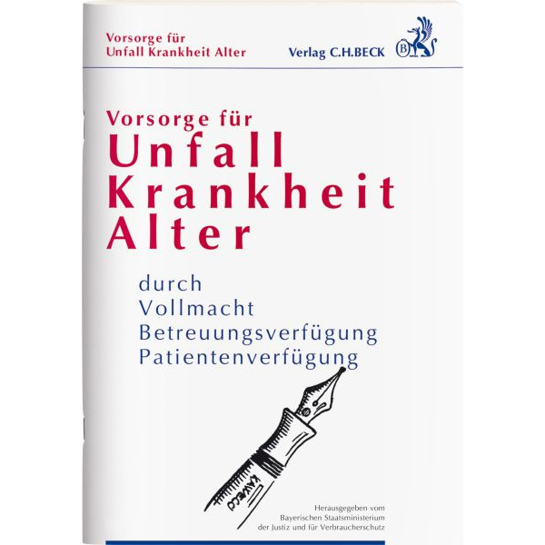 9783406836855 - 67602 66321 Krankheit Broschüre Vorsorge Unfall 9783406836855 RNK