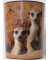 Papierkorb 26574, 13 Liter, rund, Motiv: Erdmännchen