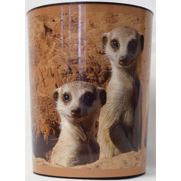 4006677265748 - Papierkorb 26574 13 Liter rund Motiv Erdmännchen 4006677265748 Läufer