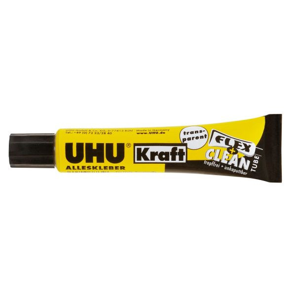 12 Stück UHU Alleskleber 73 FLEX+CLEAN, 18g, permanent 0000040267739 UHU 18 Gramm