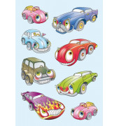3451 Schmucketiketten Decor Autos