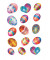3672 Decorsticker Ostern Schmucketikett Ostereier