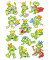 3429   Papier Schmucketikett Froschkönig